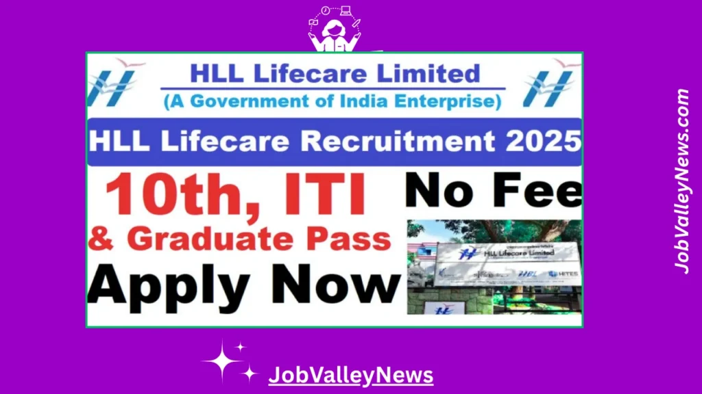 HLL Lifecare Limited Recruitment 2025