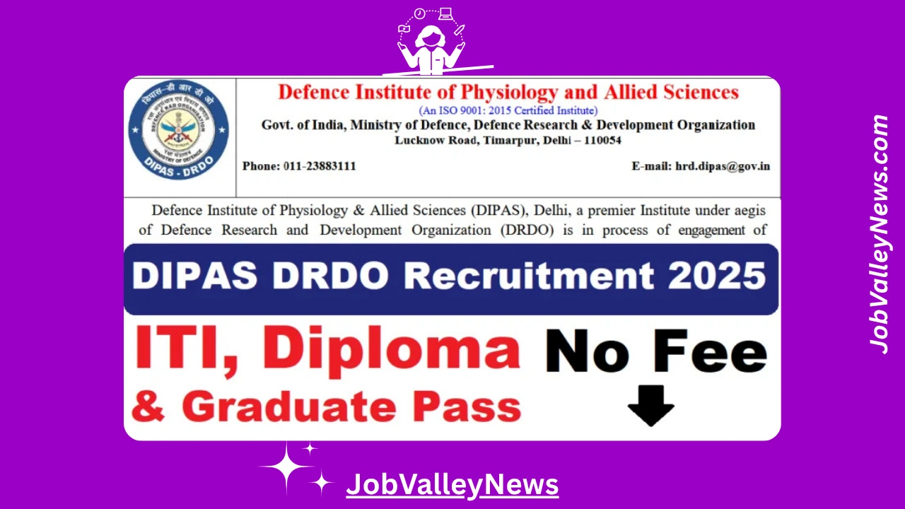 DIPAS DRDO Apprentice Recruitment 2025: Apply Online for 22 Vacancies