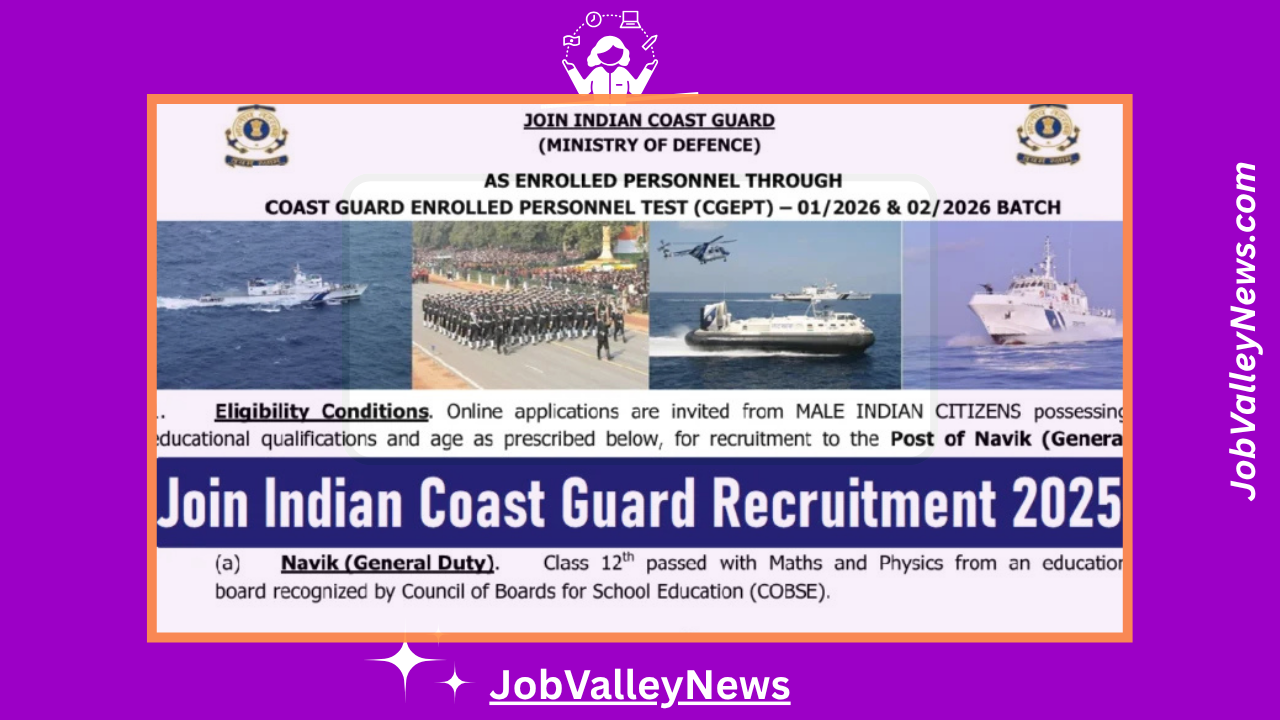 Join Indian Coast Guard Recruitment 2025